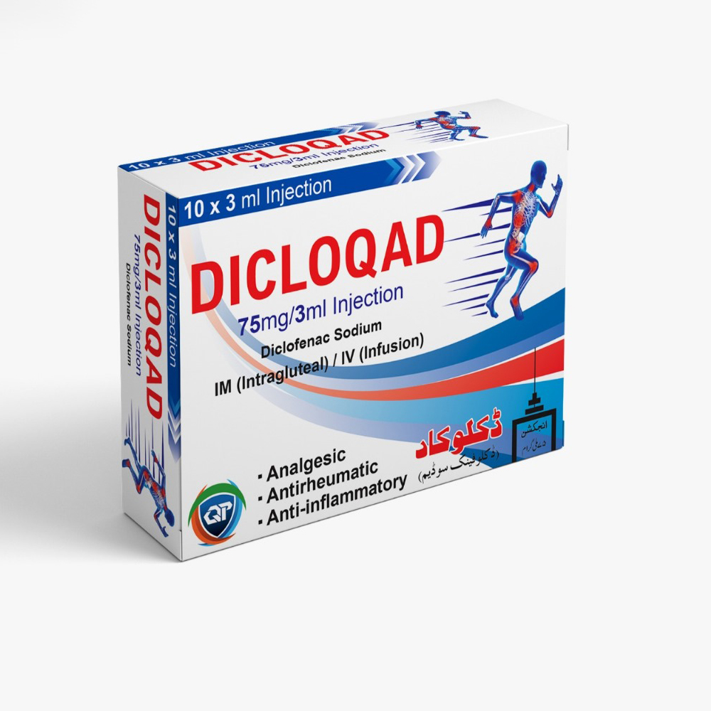 DICLOQAD 75mg 3ml Qadir Pharmaceuticals